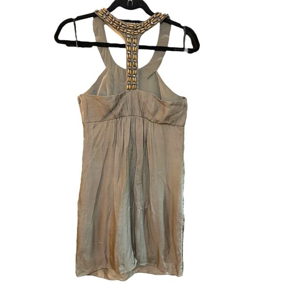 Milly of New York Scoop Neck Sleeveless Embellished Beaded Boho‎ Mini Dress XXS - Picture 5 of 10
